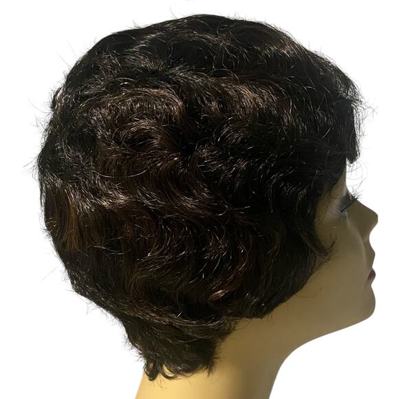 Finger Wave Modacrylic Maya Wig Vivica Fox Pure Stretch Cap FS1B/30 Hair NWT - Picture 3 of 13